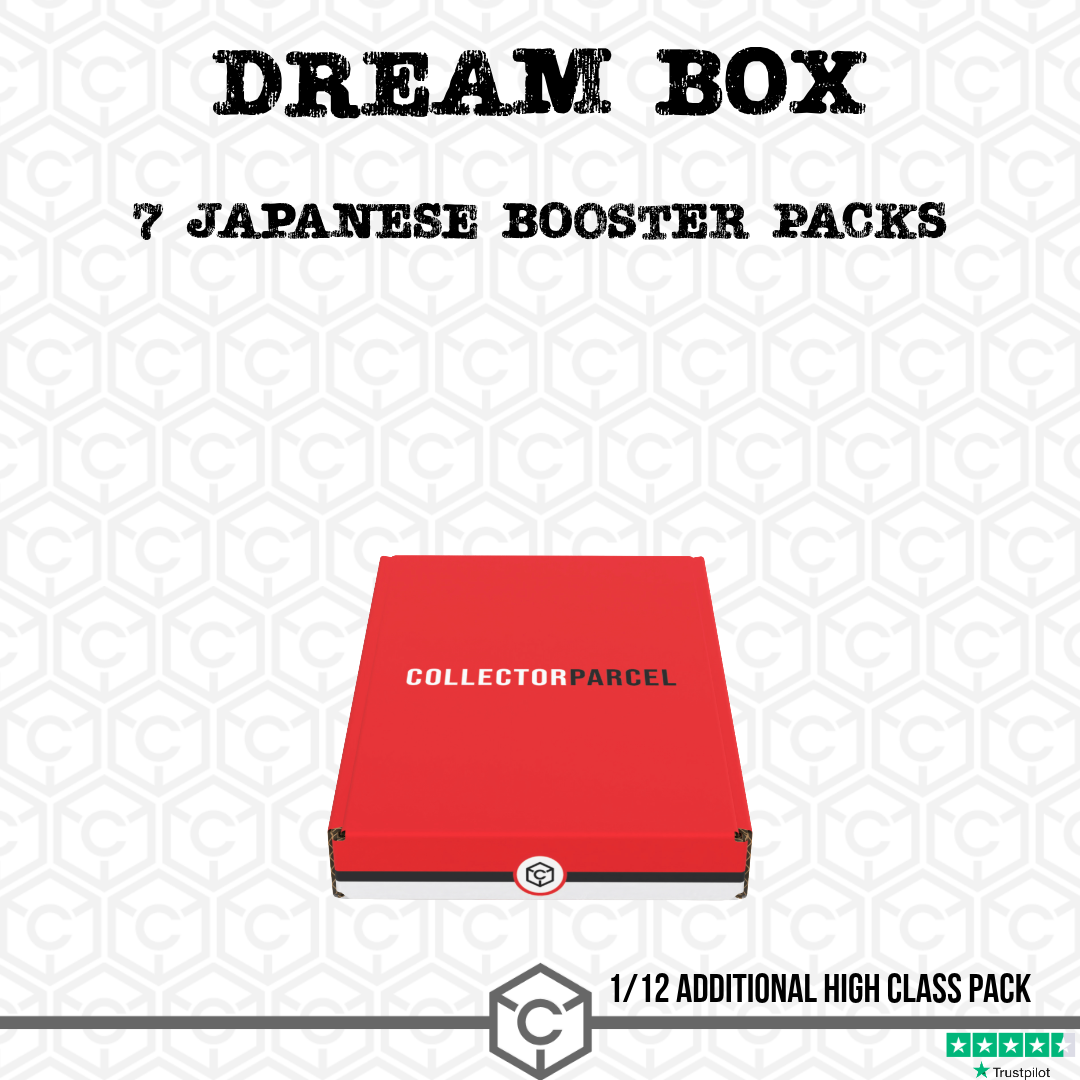 japanese high class booster box Dream – CollectorParcel LTD Ultra Rare Pokémon Cards With 10 boosters in Prize Pack Series Nine Protection Level:Premium Orange Backed (80 sleeves per pack)